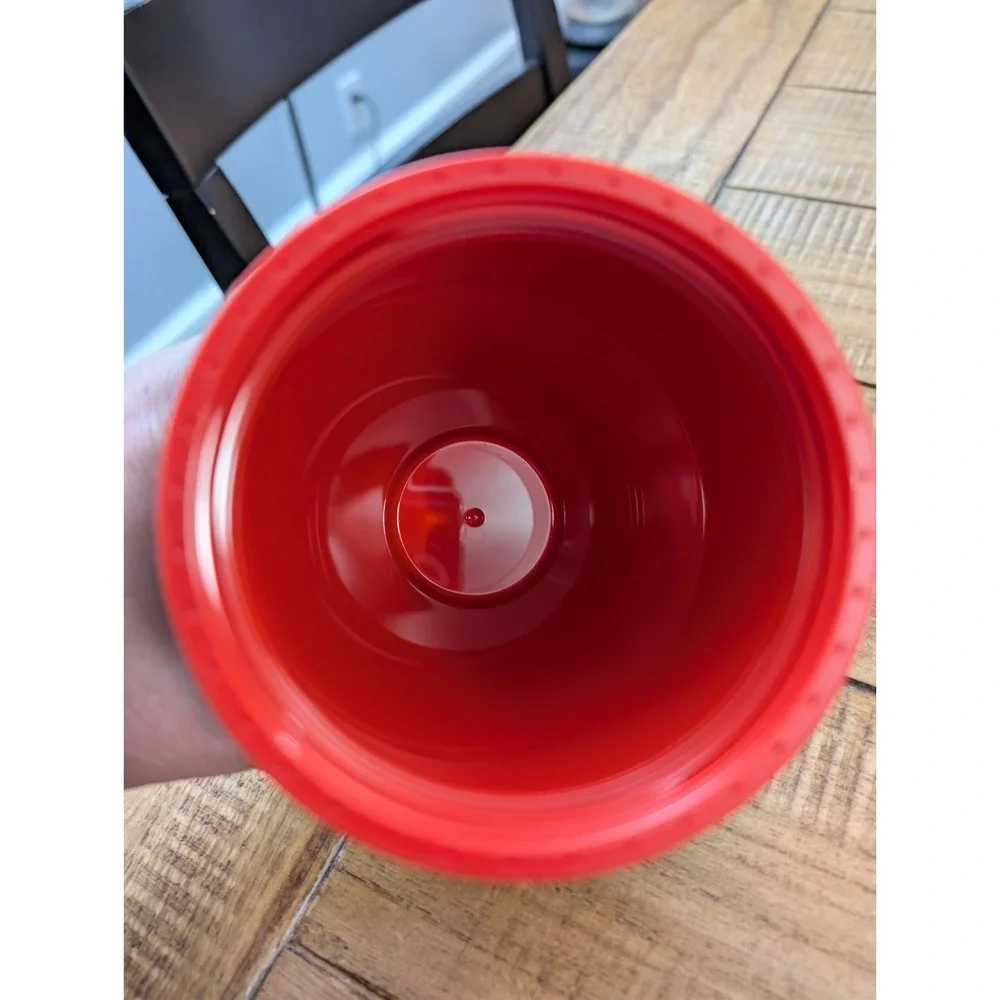 Starbucks Red Glitter Fade Holiday Tumbler 16 oz Cold Brew/Drinks - NO STRAW